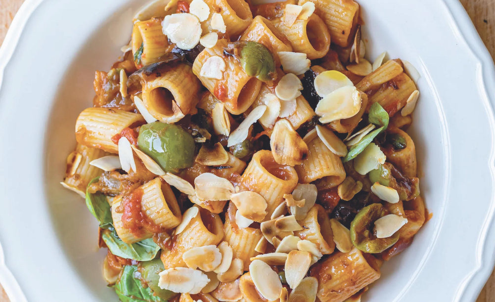 Saucy Sicilian Aubergine Pasta